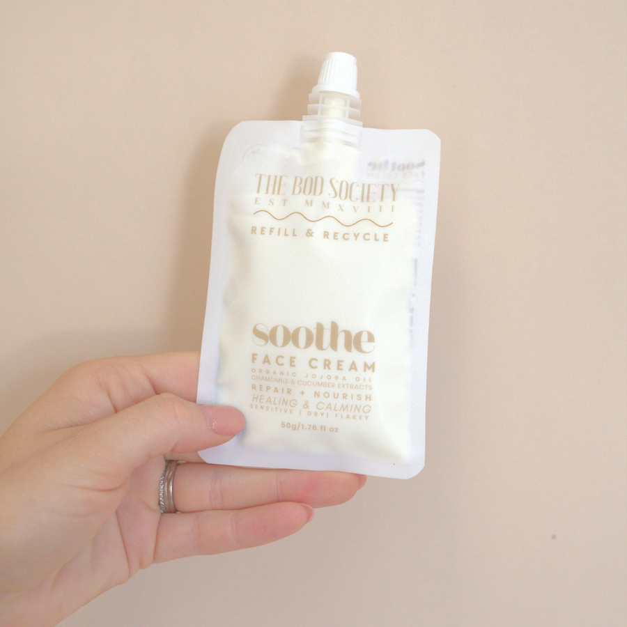 Soothe Face Cream Refill | Natural, Sustainable Refillable Skincare for Sensitive Skin