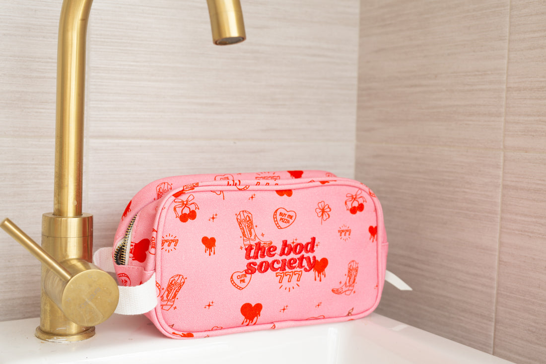 Canvas Skincare And Mineral Makeup Bags