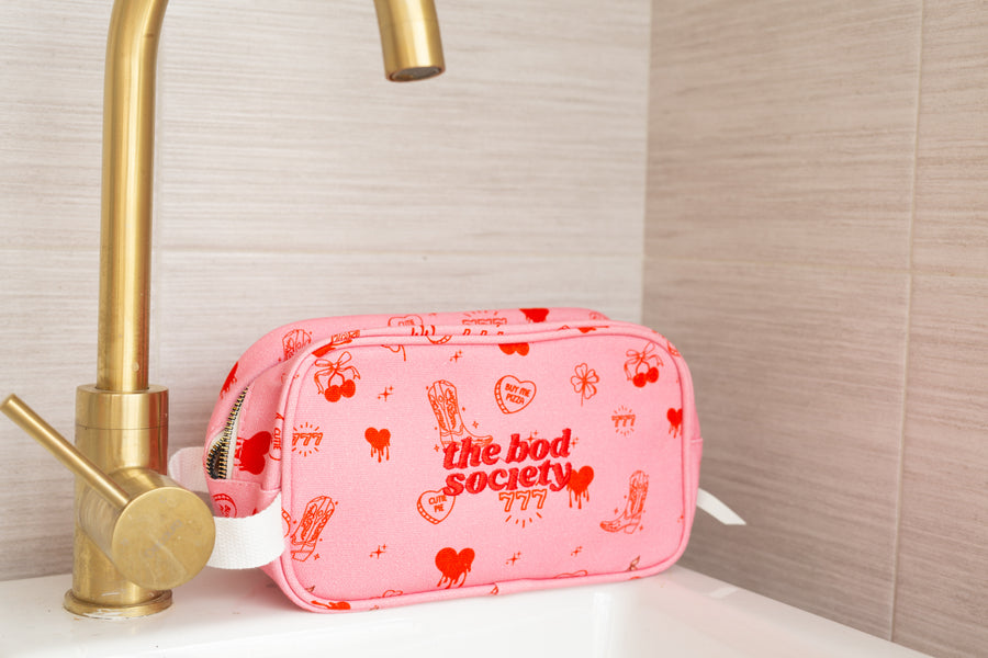 Canvas Skincare And Mineral Makeup Bags