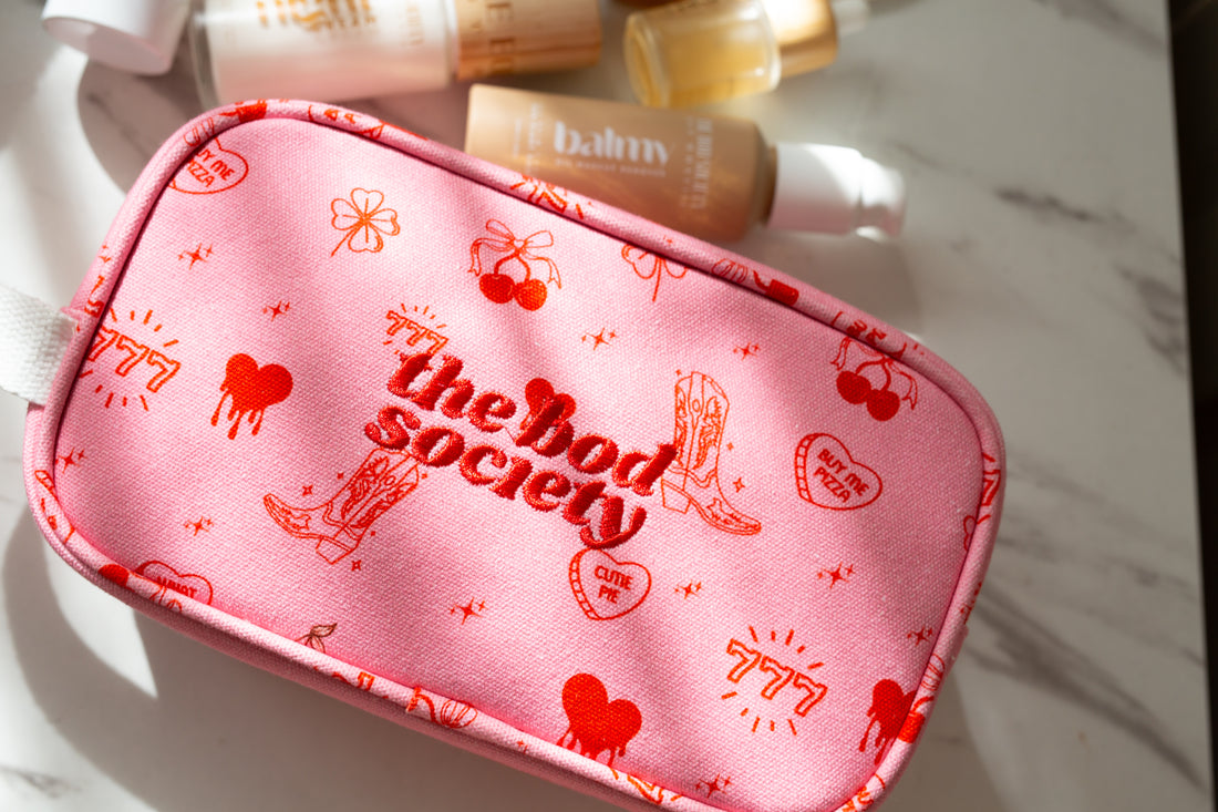 Canvas Skincare And Mineral Makeup Bags