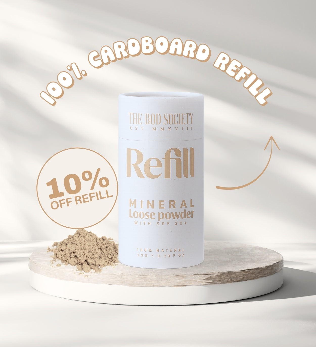 Refill Mineral Loose Powder Foundation | Natural Mineral Makeup