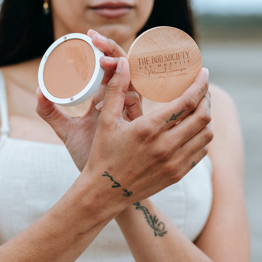 Natural Mineral Bronzer |  Mineral Natural Makeup Bronzer Contour