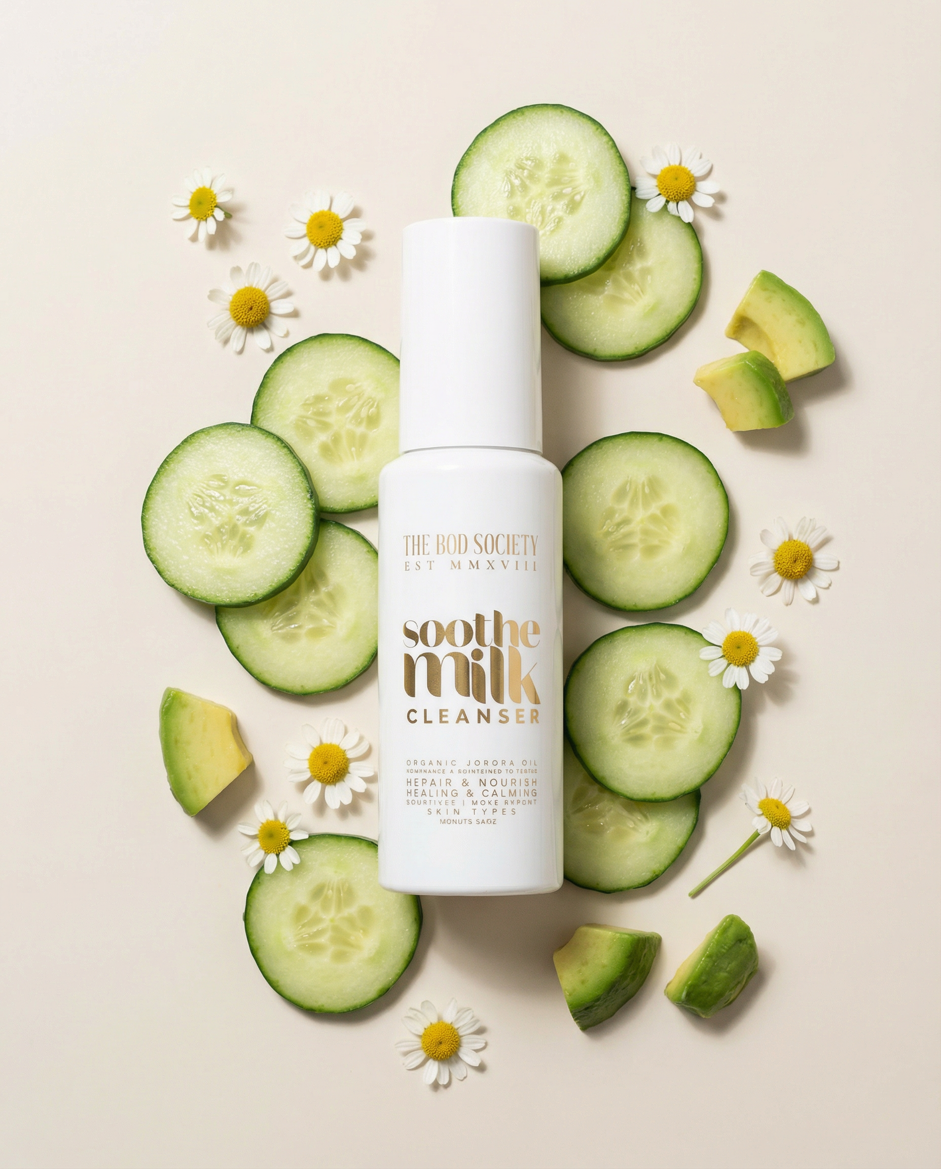Soothe Milk Cleanser For Sensitive Skin Natural