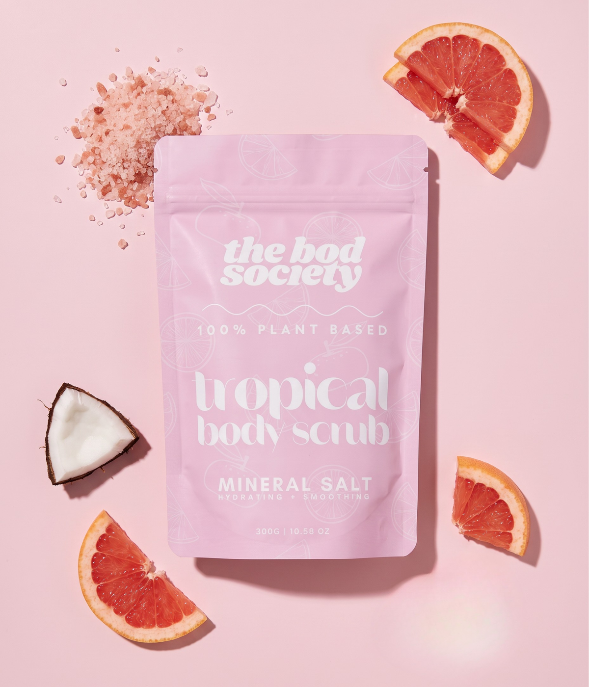 Tropical Natural Body Scrub  |  Sulfate-free, Paraben-free, Natural Body Scrub Exfoliant