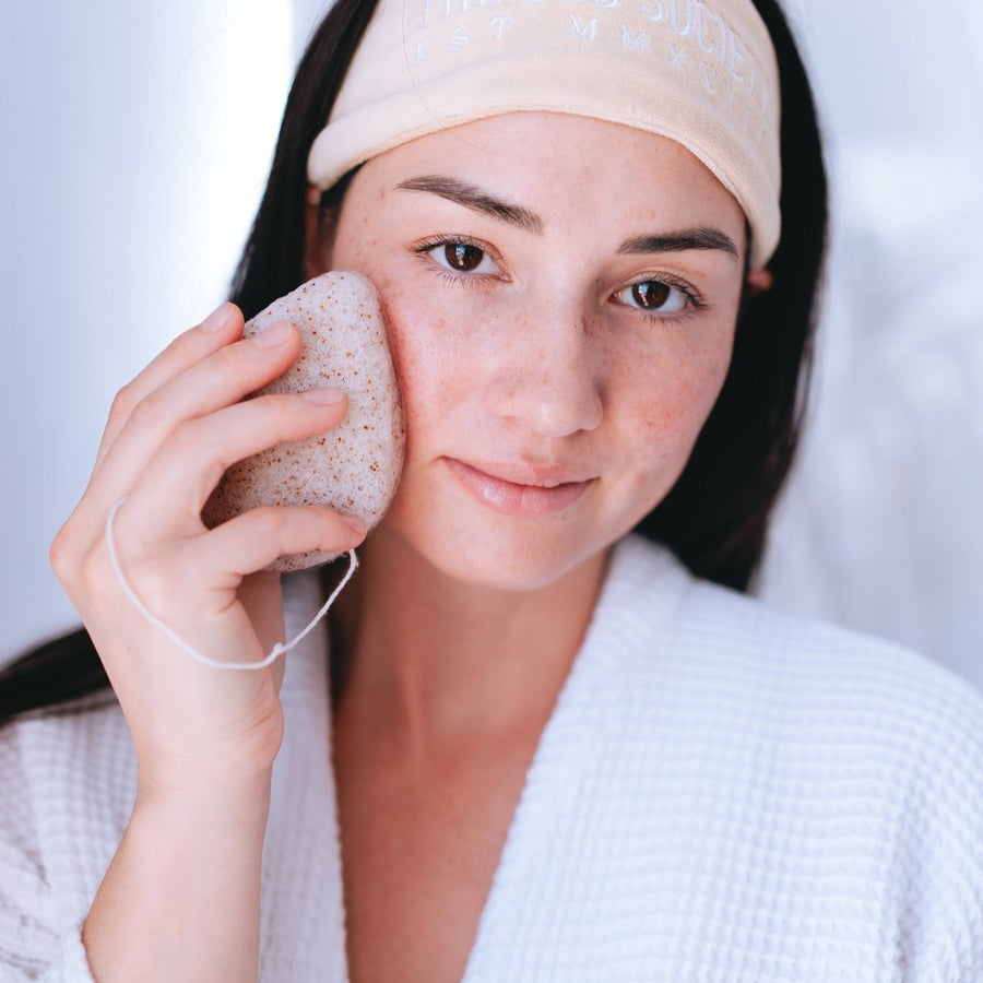 Facial Konjac Sponges |  Natural, Mineral-Infused Cleansing Sponge