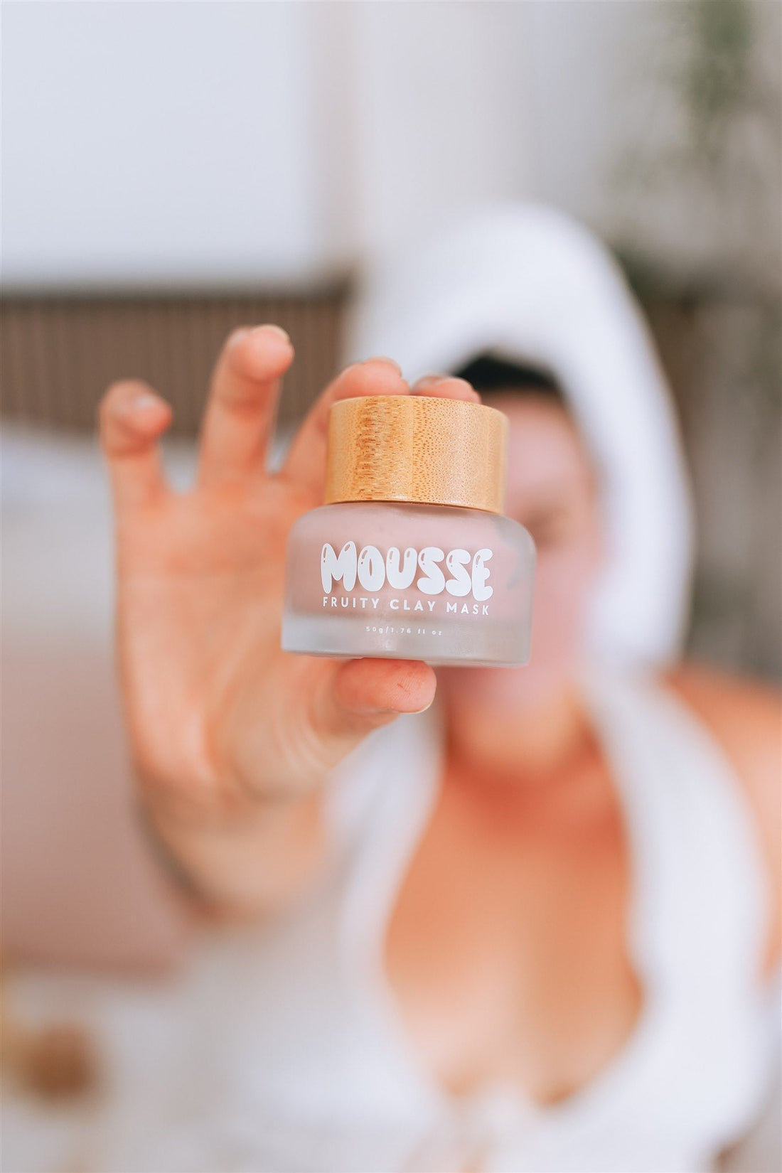 Fruity Mousse Clay Mask Hydrating Plant Based Skincare