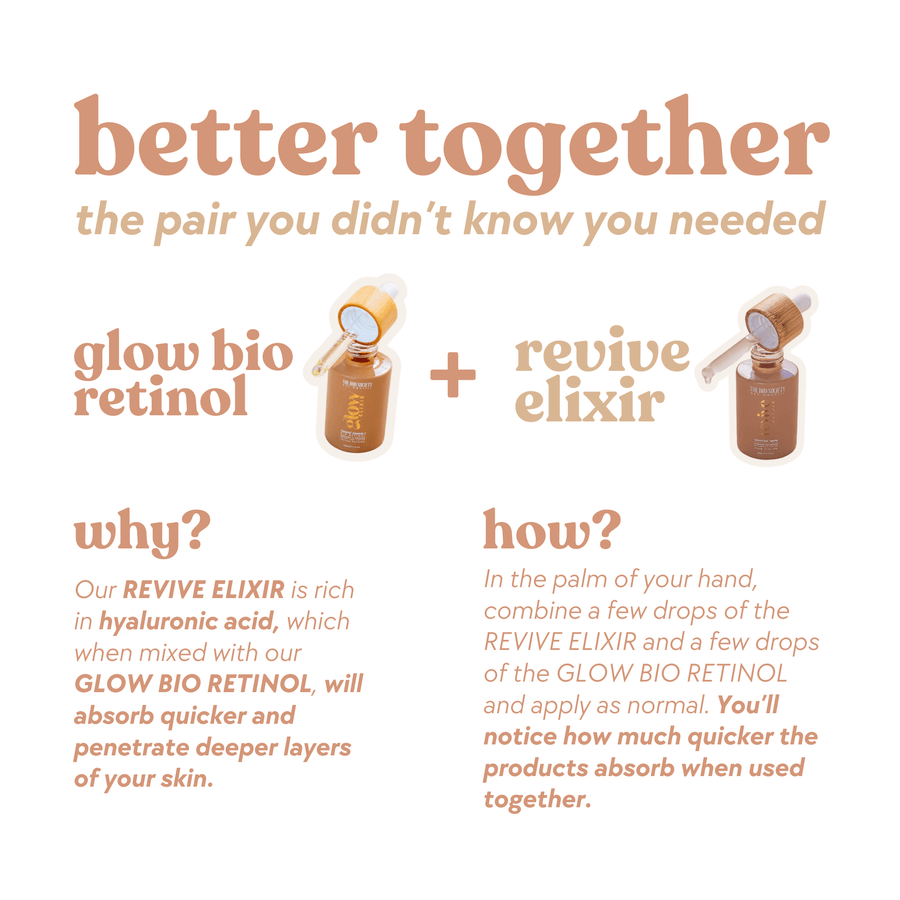 Glow Bio Retinol Elixir | Natural Vegan Retinol with 2% Bakuchiol