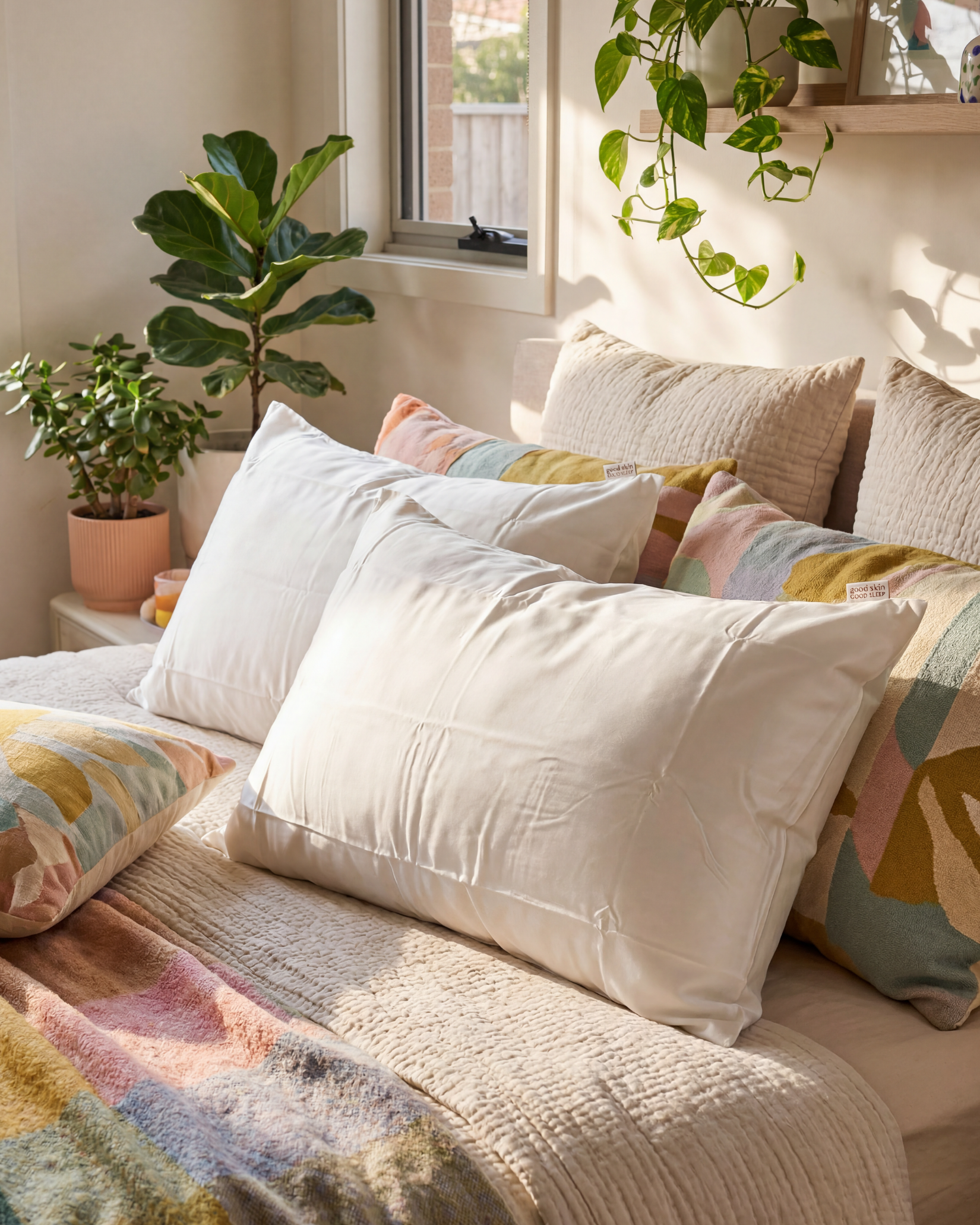 Bamboo Silk Pillowcase Pair | Cart Upsell