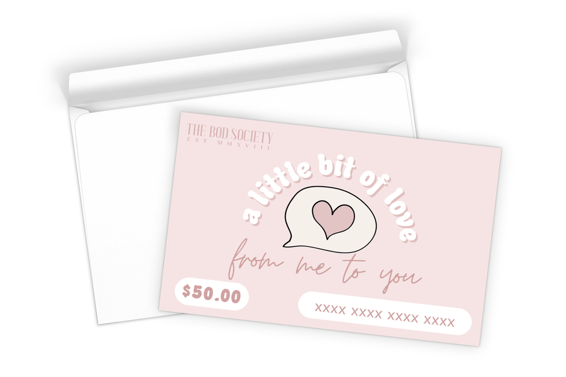 A Little Bit of Love Gift Card | Natural Skincare & Makeup Gifts