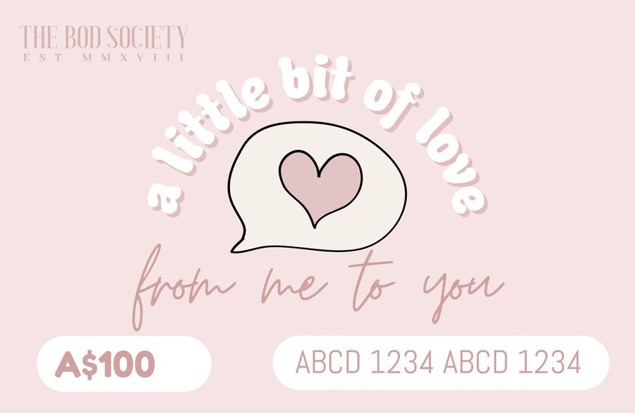 A Little Bit of Love Gift Card | Natural Skincare & Makeup Gifts