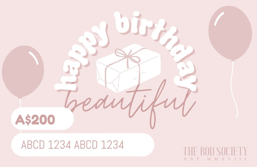 Birthday Skincare and Makeup Gift Card