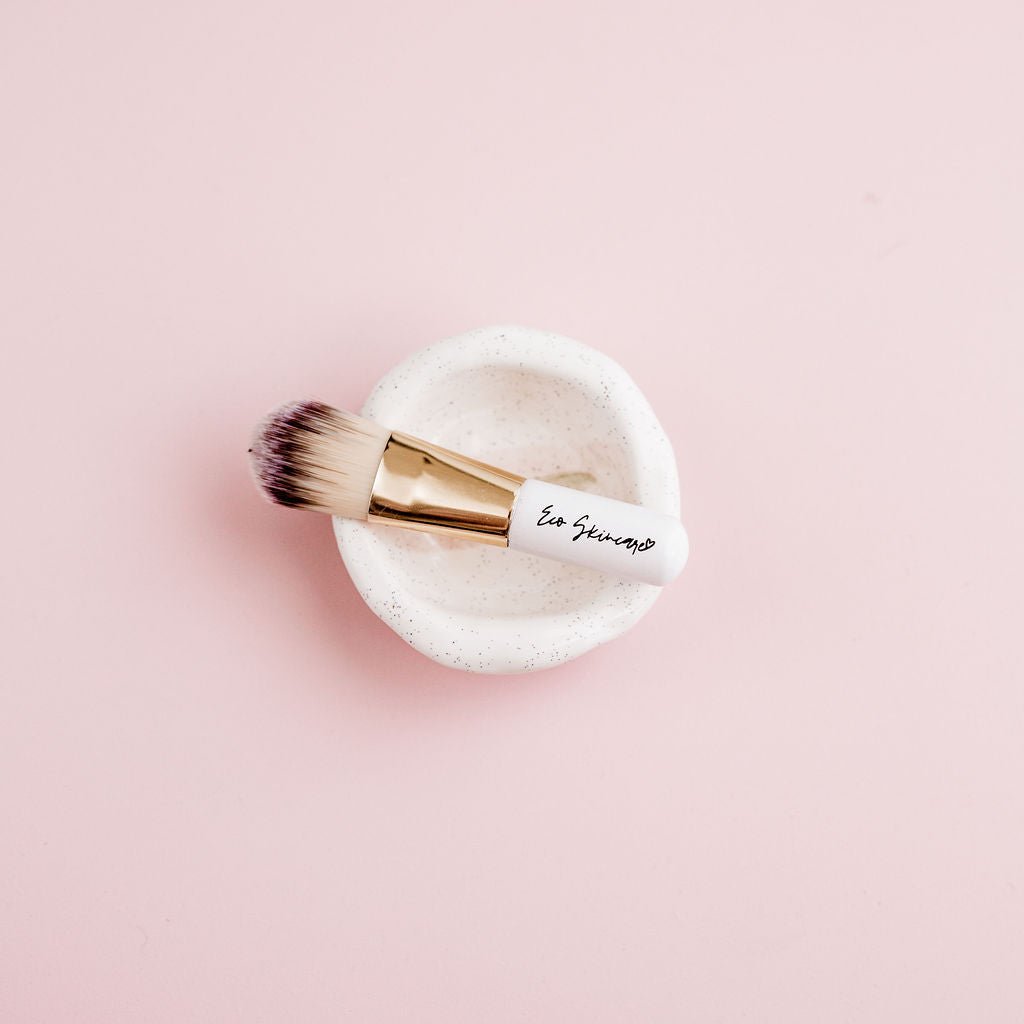 Handmade Mask/Scrub Bowl + Brush